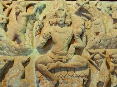 Vedas first appears before Brahma
